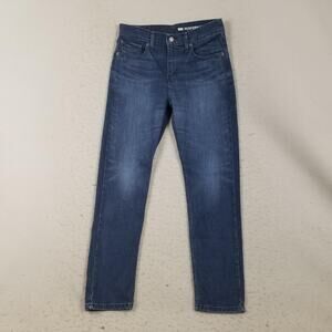 Levis 502 Performance Jeans Mens 30x30 Blue Tapered Stretch Denim Pants